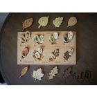 Leafs-made of wood