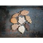 Leafs-made of wood