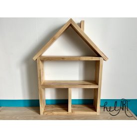 Házikó polc cseresznyefából