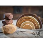 5 elem szivárvány-5 féle fából 