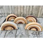 5 elem szivárvány-5 féle fából 