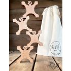 Mukik-big set -4 féle fából