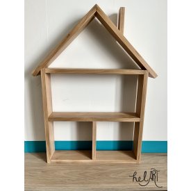 Házikó polc almafából