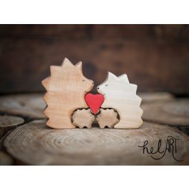 Sünicsalád - Mamasüni - papasüni 2 kissünivel 