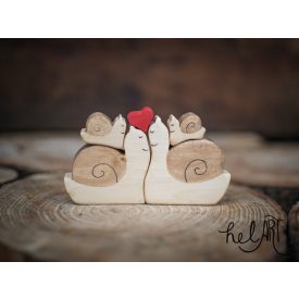 Csigacsalád  2 kiscsigával