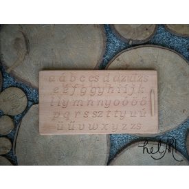 Betű tanuló tábla -nyomtatott betűk