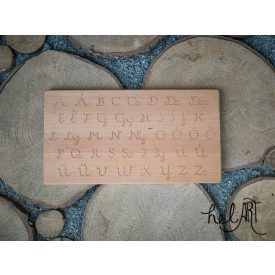 Betű tanuló tábla -gyöngybetűk