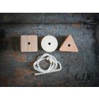 Fűzőcske- fűzhető fa formák 