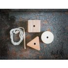 Fűzőcske- fűzhető fa formák 