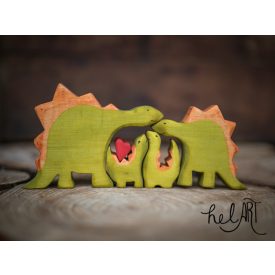 Dínócsalád- 2 kisdínóval