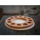 Wooden tray for celebration ring